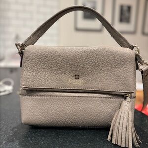 Kate Spade Gray Pebbled Leather Bag